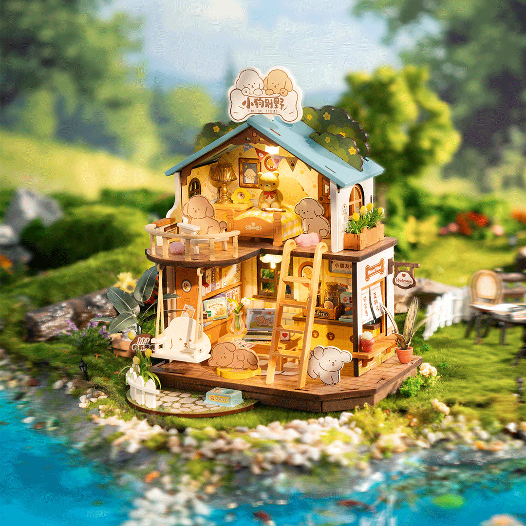 DIY Miniature House - Puppys Cozy Villa