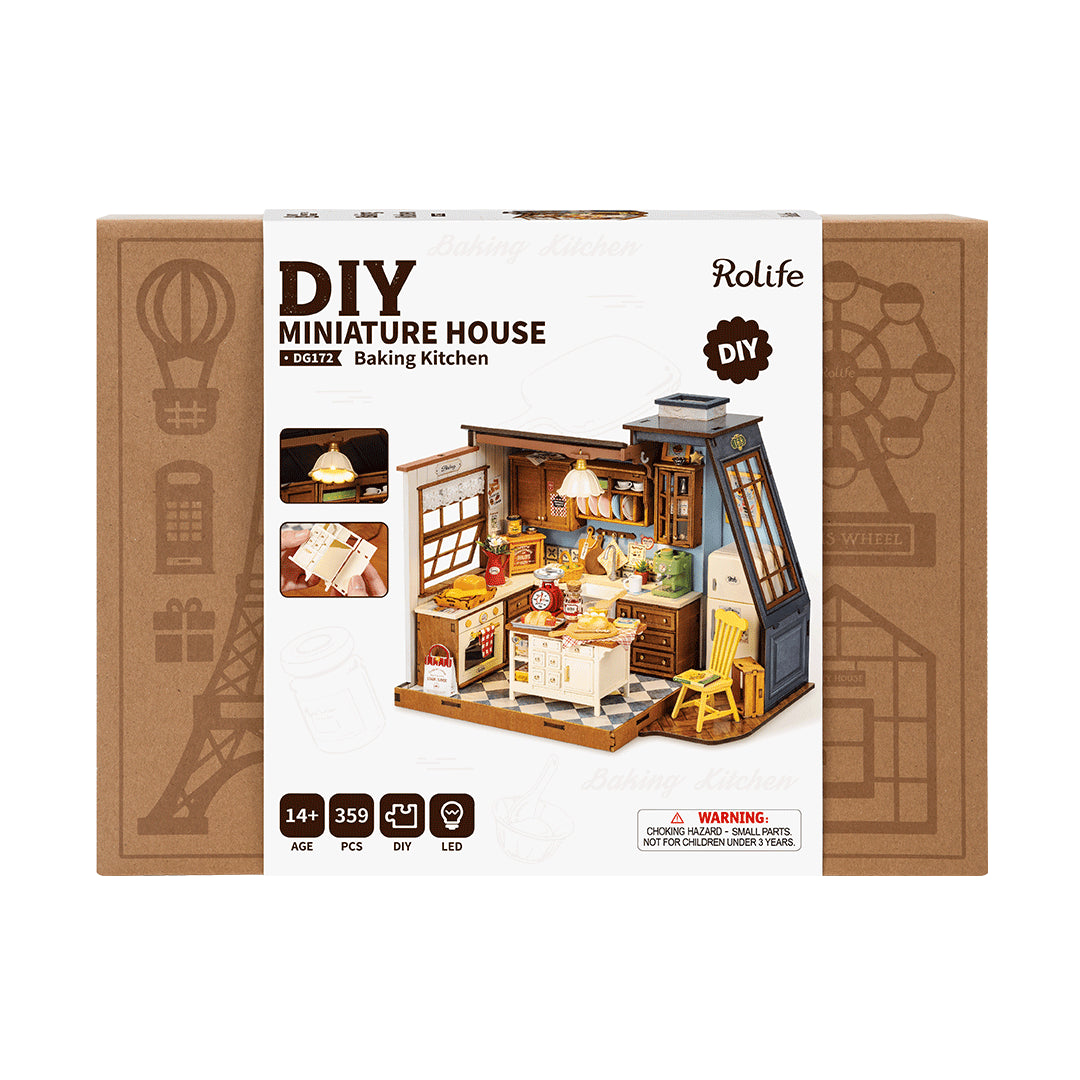 Rolife DIY Miniature House Kit - Baking Kitchen