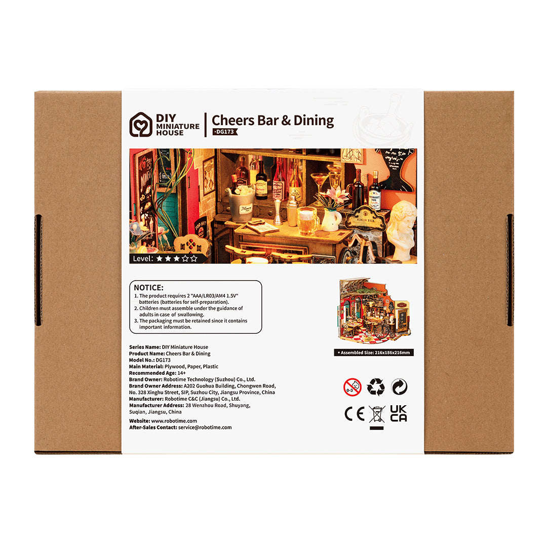 Rolife DIY Miniature House - Cheers Bar & Dining