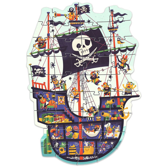 Djeco The Pirate Ship 36 Piece Giant Jigsaw Puzzle