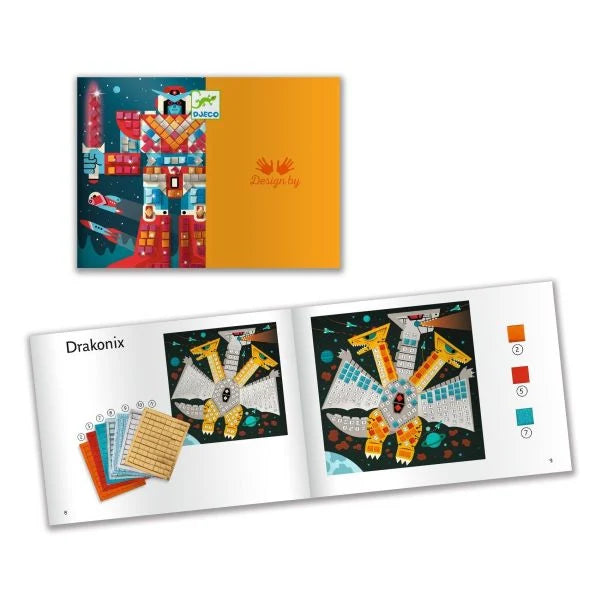 Djeco Mosaics Kit - Space Battle