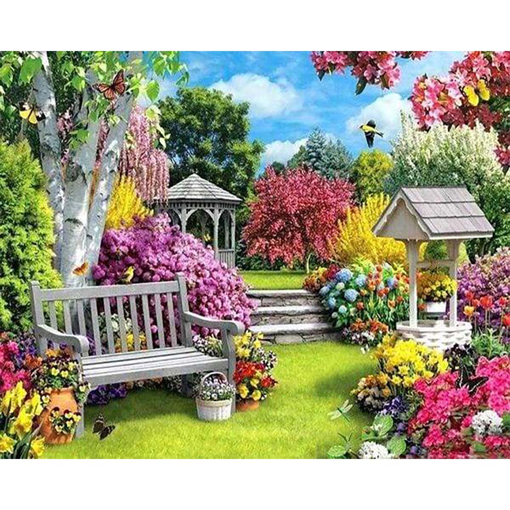 Diamond Art Kit 40x50cm - Garden