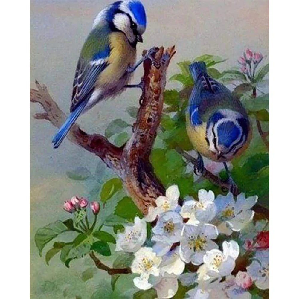 Diamond Art Kit 40x50cm - Tits On Branch
