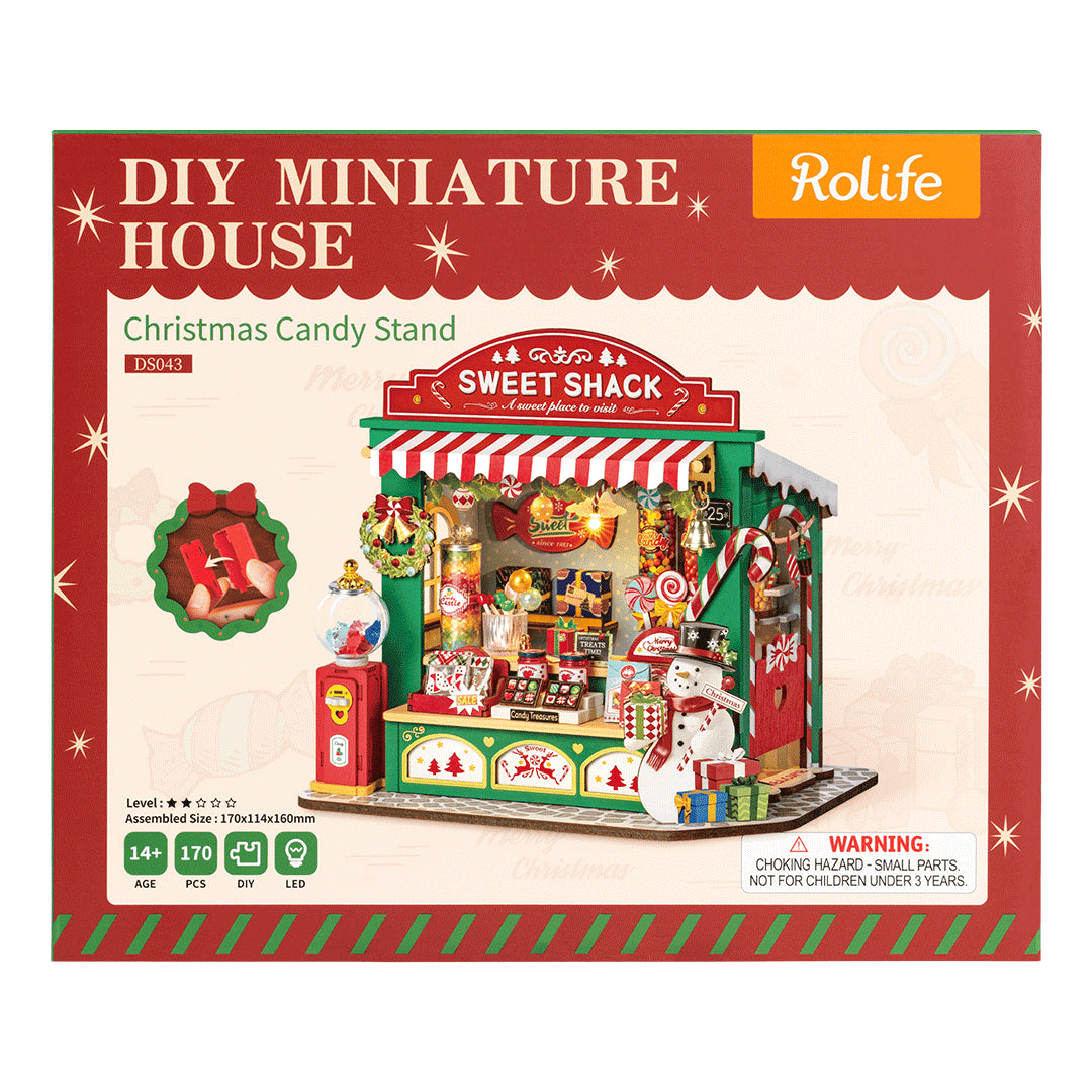 Rolife DIY Miniature House - Christmas Candy Stand