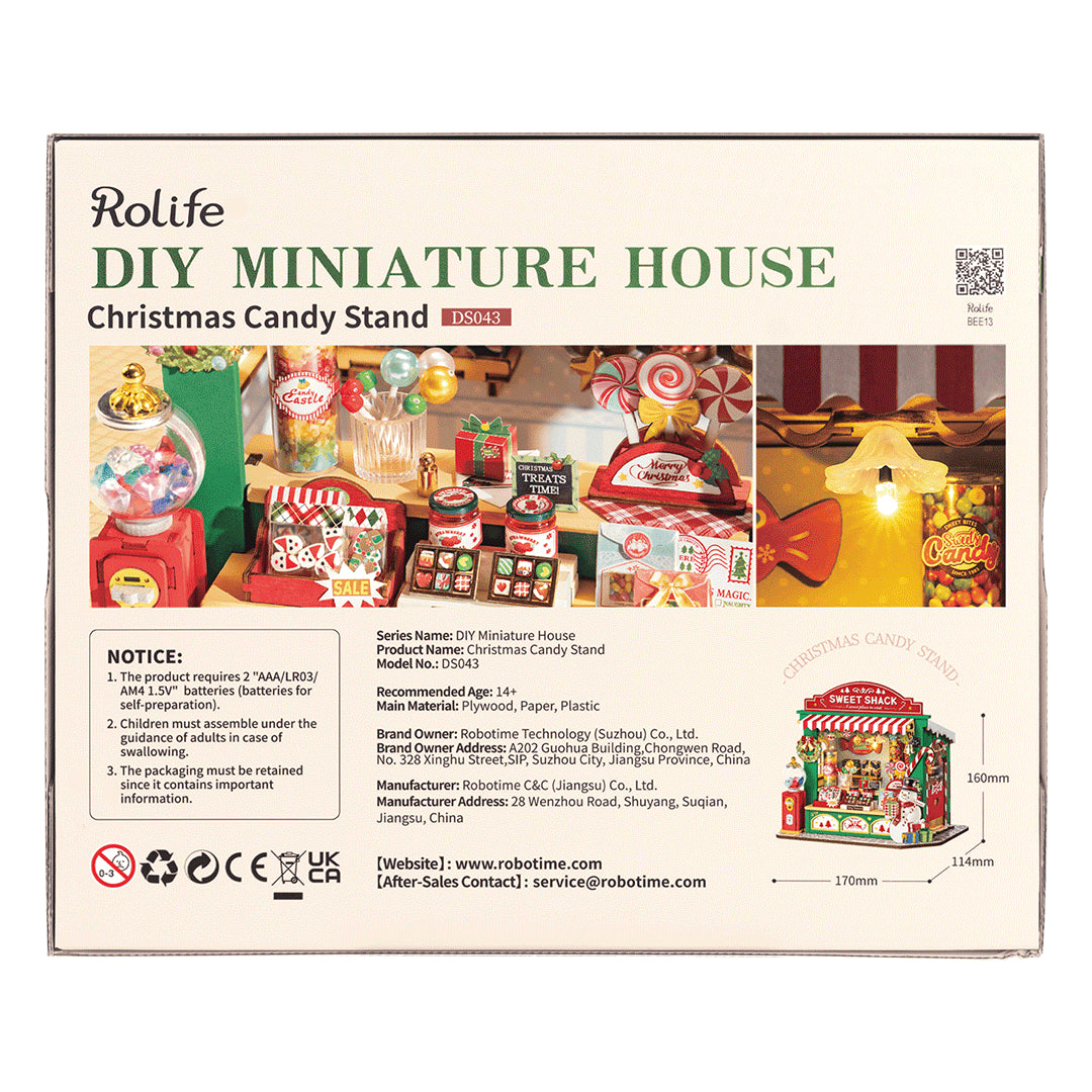 Rolife DIY Miniature House - Christmas Candy Stand