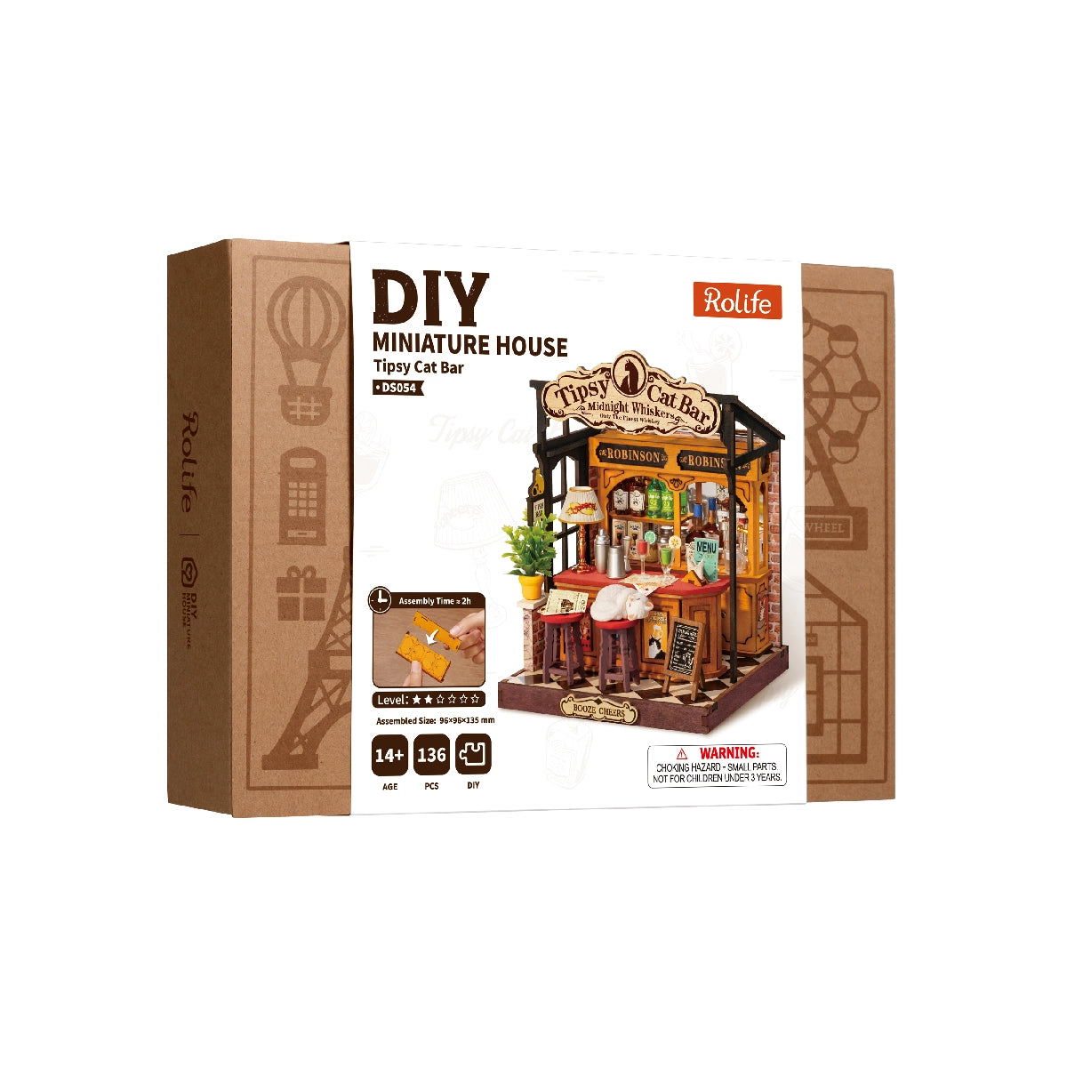 Rolife DIY Miniature House - Tipsy Cat Bar