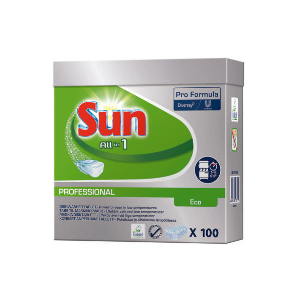 Sun Professional All-in-One Eco Tabs (Pack of 100) 7521559