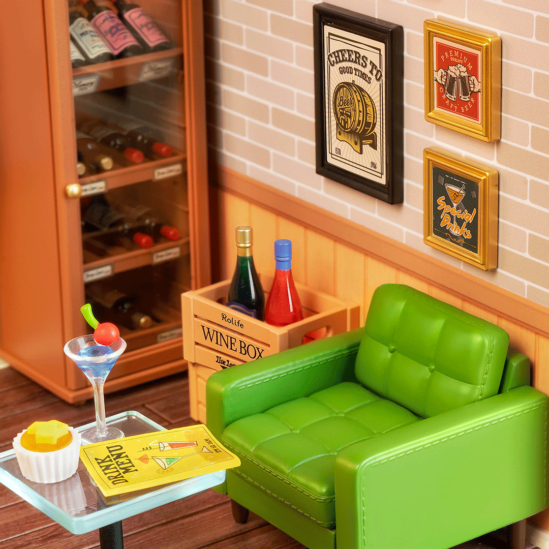 Rolife DIY Miniature House - Leisurely Cheers Bar