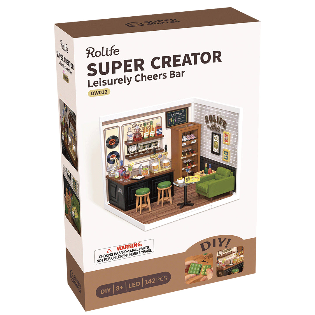 Rolife DIY Miniature House - Leisurely Cheers Bar