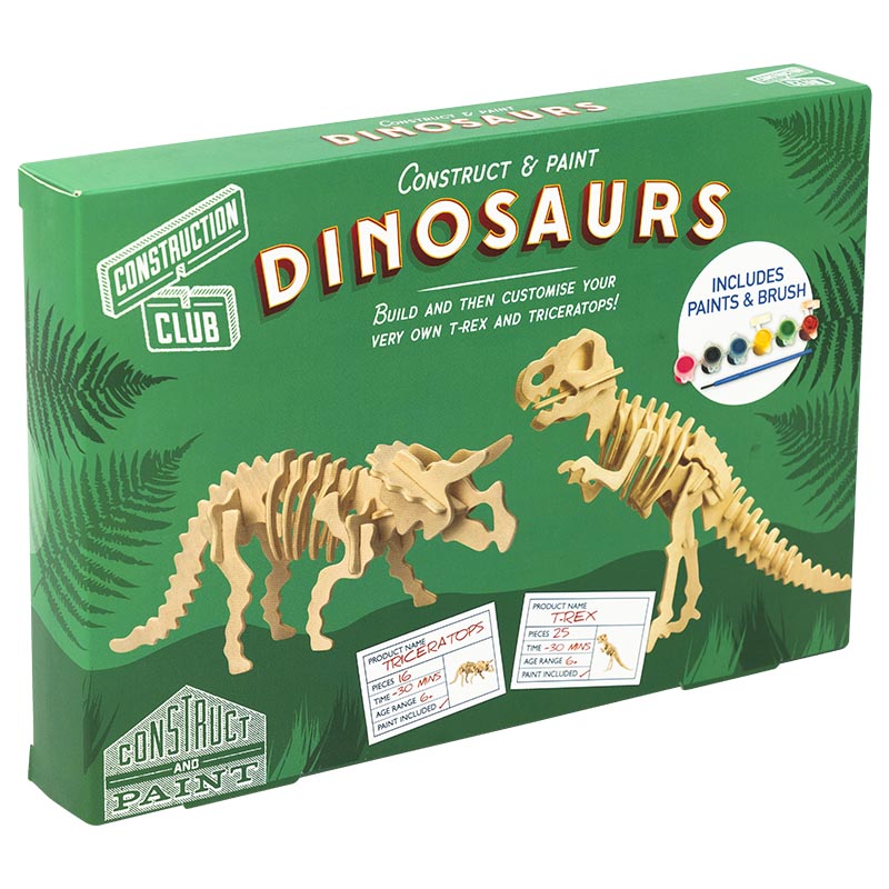 Triceratops & T-Rex Paint Set