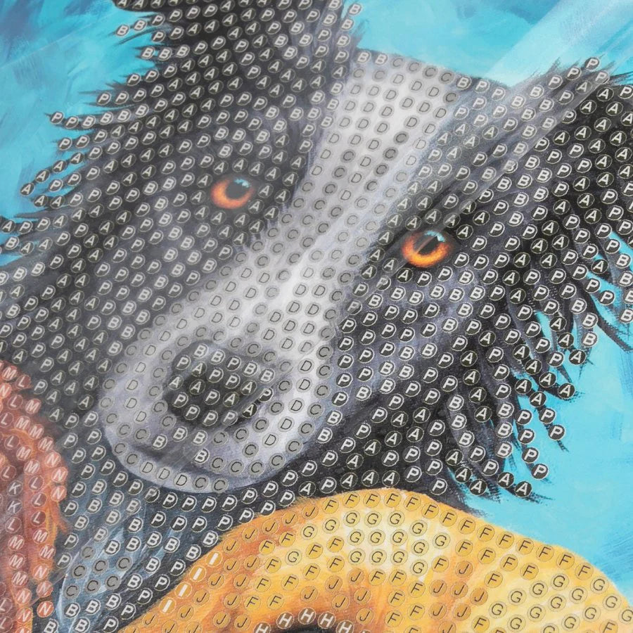 Crystal Art Card Kit - Dogs