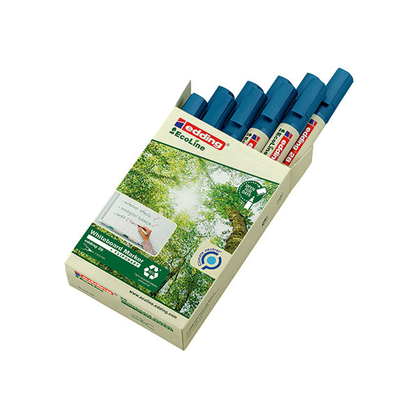 Edding 28 Ecoline Drywipe Markers (Pack of 10) Blue 4-28003