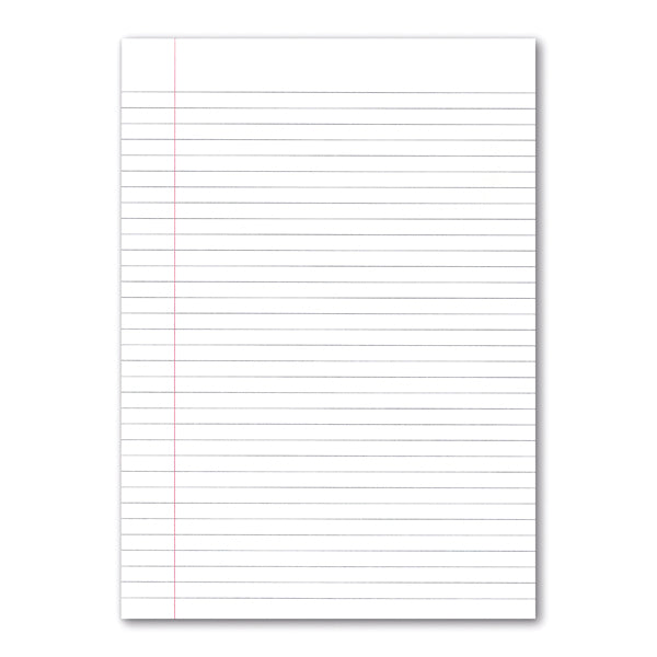 Loose Leaf Paper A4 Ruled with Margin (Pack of 2500) EN09808