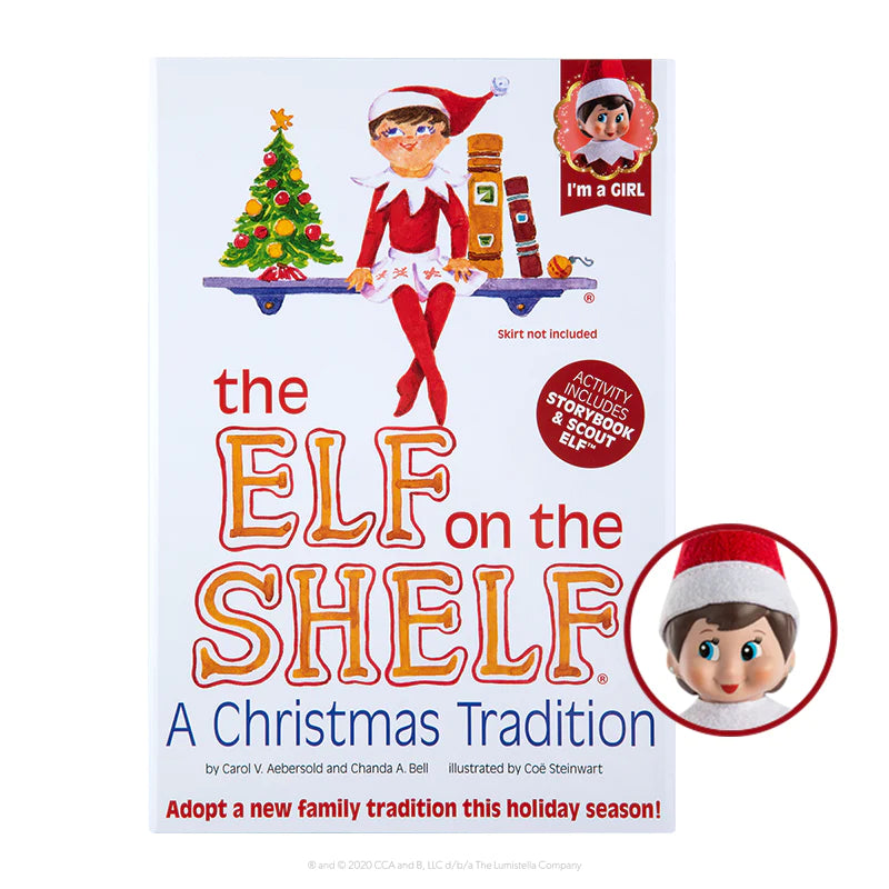 The Elf on the Shelf Scout Elf Light Girl Blue Eyes