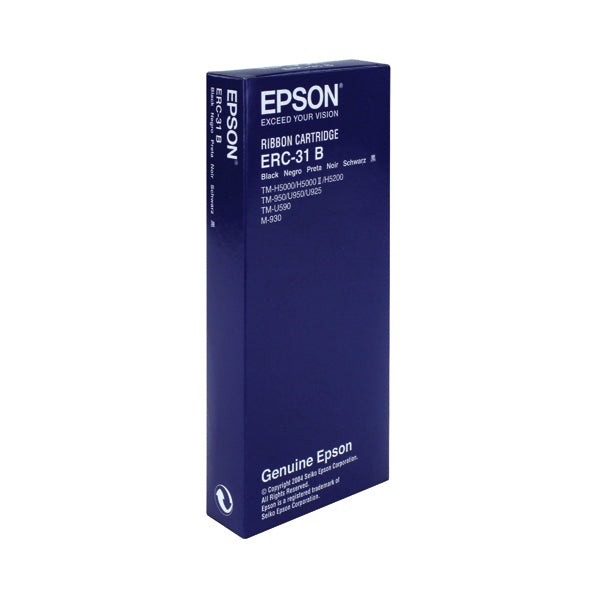 Epson ERC31B Ribbon Cartridge For TM-H5000II TM-U950 Black C43S015369