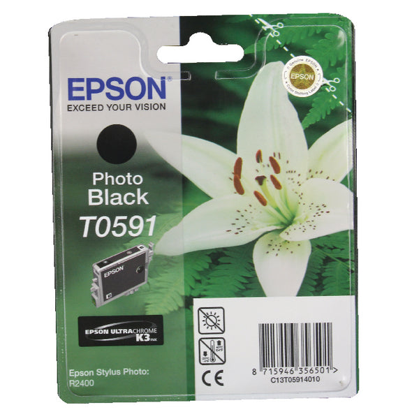 Epson T0591 Ink Ult Chr K3 Photo Blk
