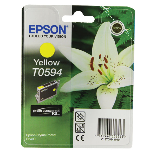 Epson T0594 Ink Ultra Chrome K3 Ylw
