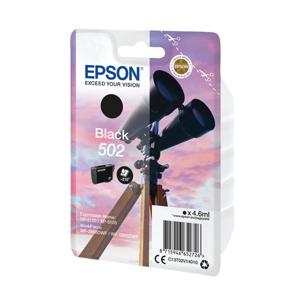 Epson 502 Ink Cartridge Binoculars Black C13T02V14010