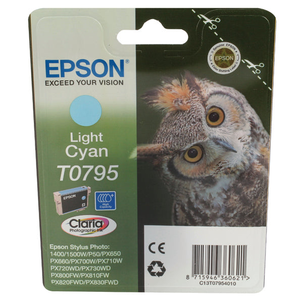 Epson T0795 Ink Photograhic Lt Cyan