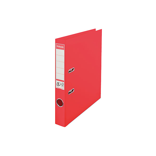 Esselte 50mm Lever Arch File Polypropylene A4 Red (Pack of 10) 48073