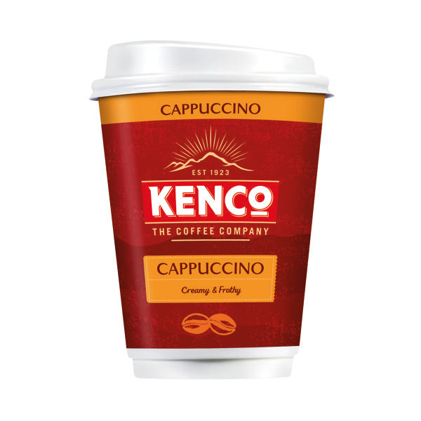Kenco Cappuccino Coffee 2Go Cups (Pack of 8) MZ975137