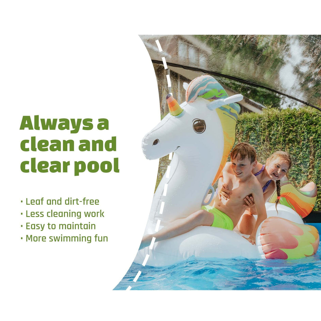 EXIT Dome for Frame Pool - ø450cm Clean & Clear