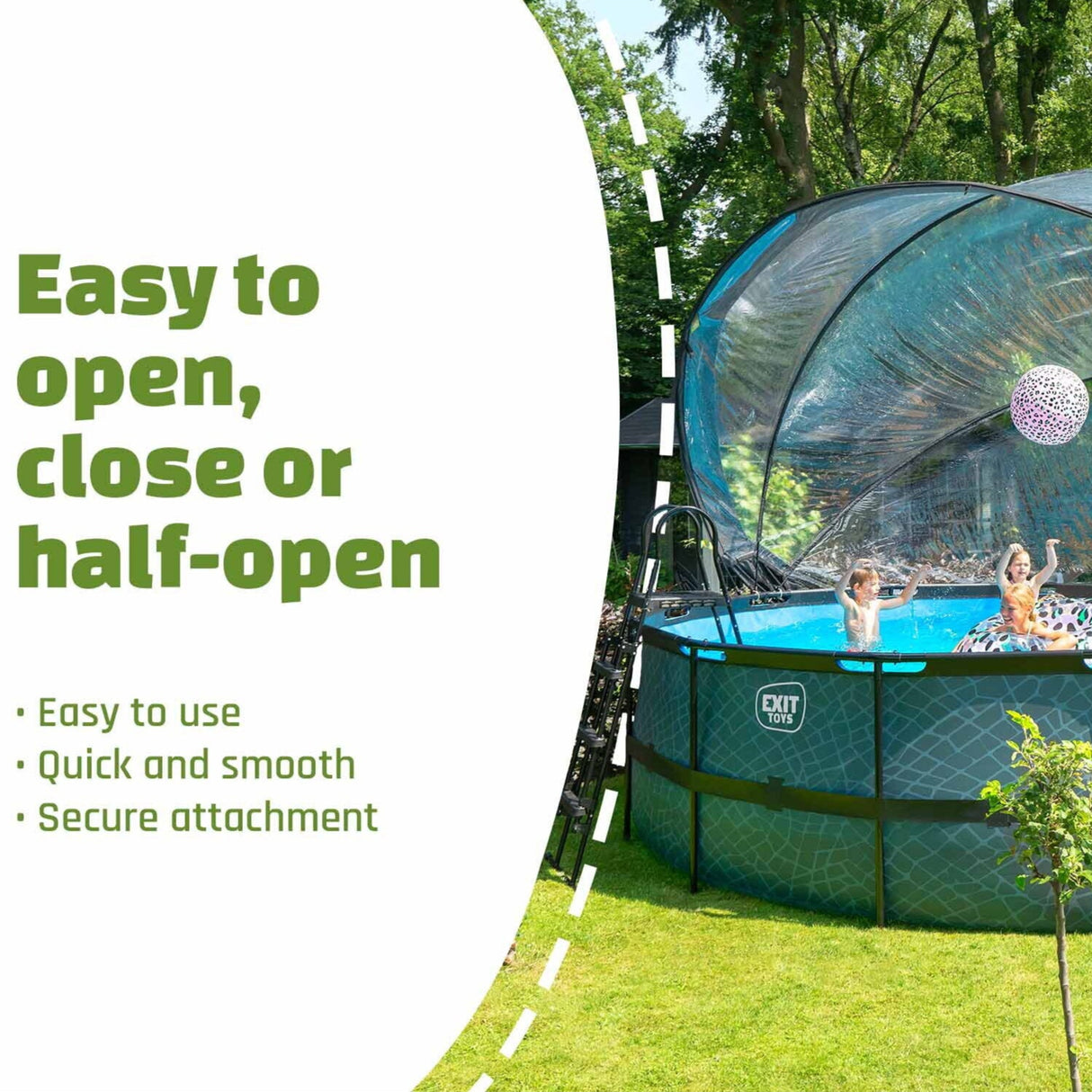 EXIT Dome for Frame Pool - ø450cm Easy open