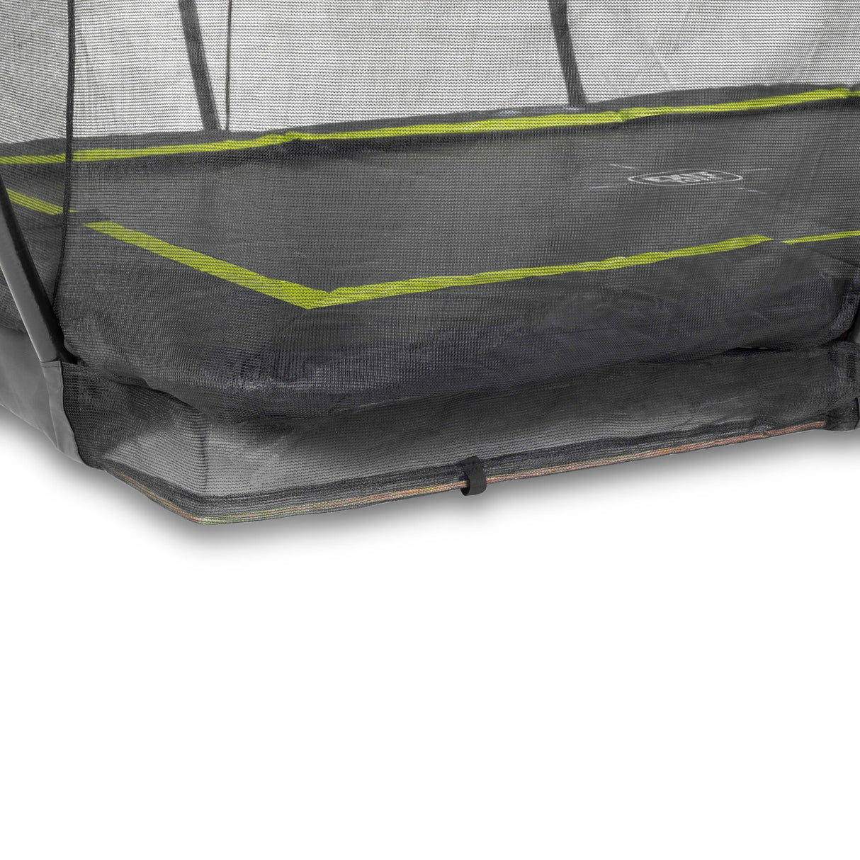EXIT Silhouette Rectangle Trampoline Black Padding