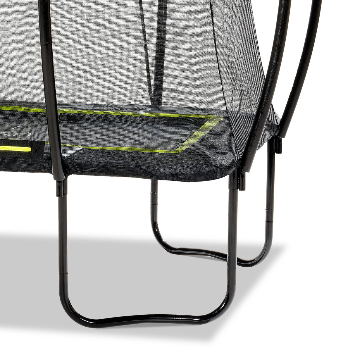 EXIT Silhouette Rectangle Trampoline Black With Legs