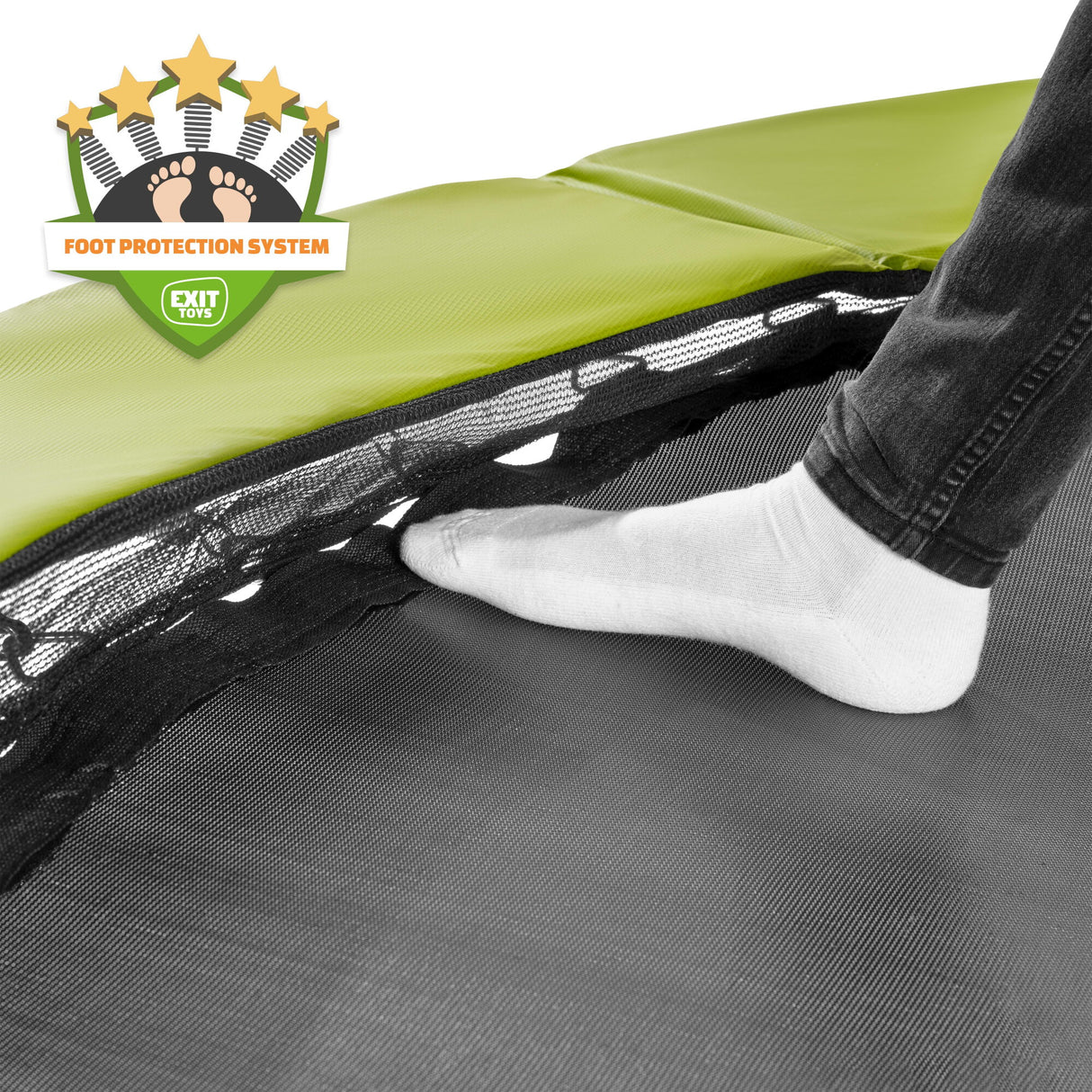 EXIT Trampoline Green Foot Protection