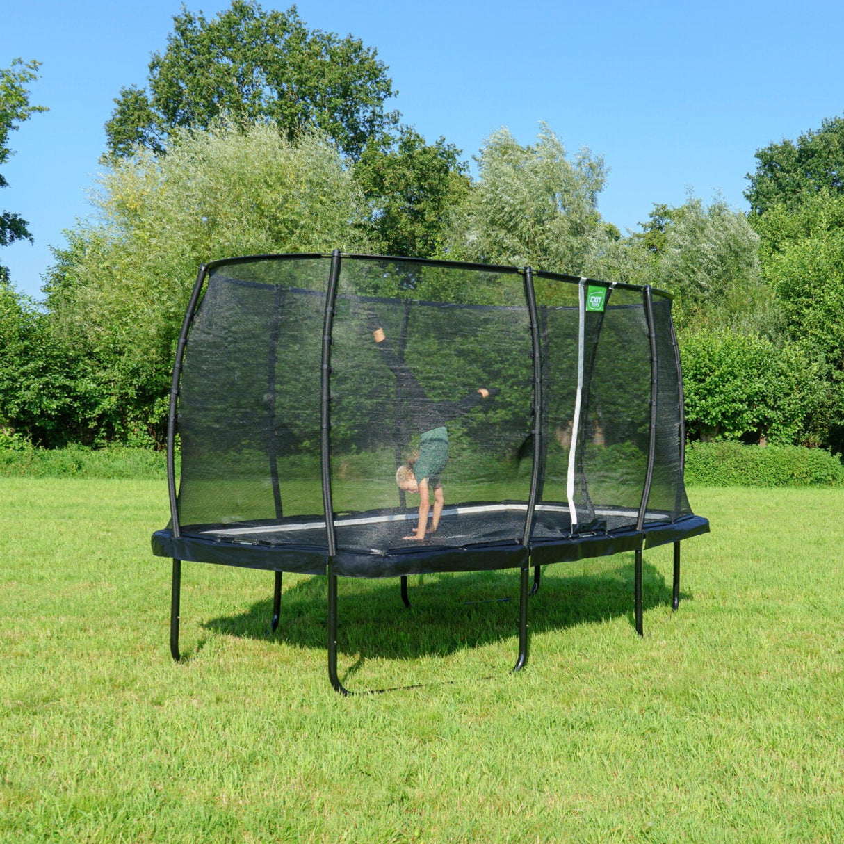 Exit Allure Classic Rectangular Trampoline - 7 x 12 Ft