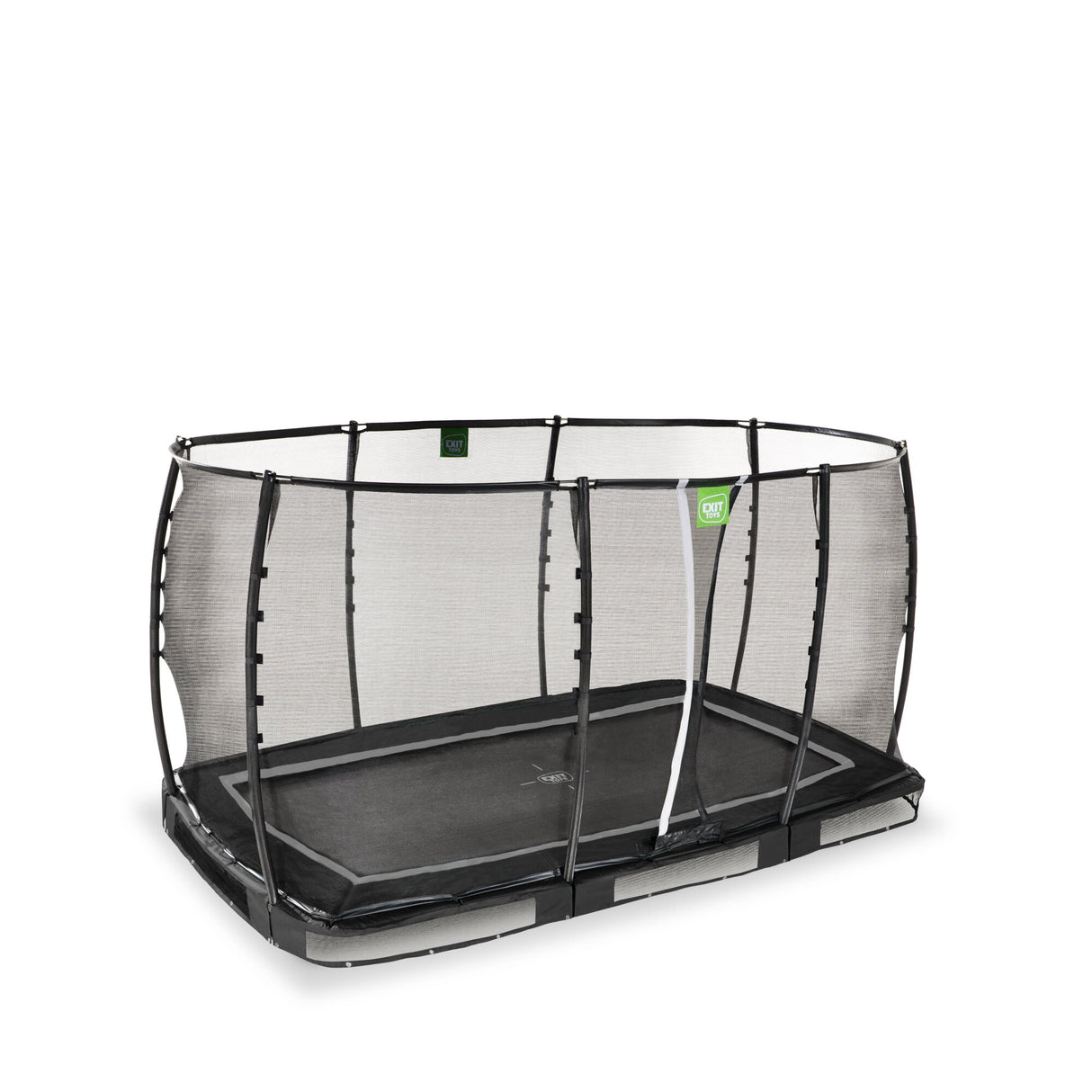 Exit Allure Premium In-Ground Trampoline - 7 x 12 Ft (Black)
