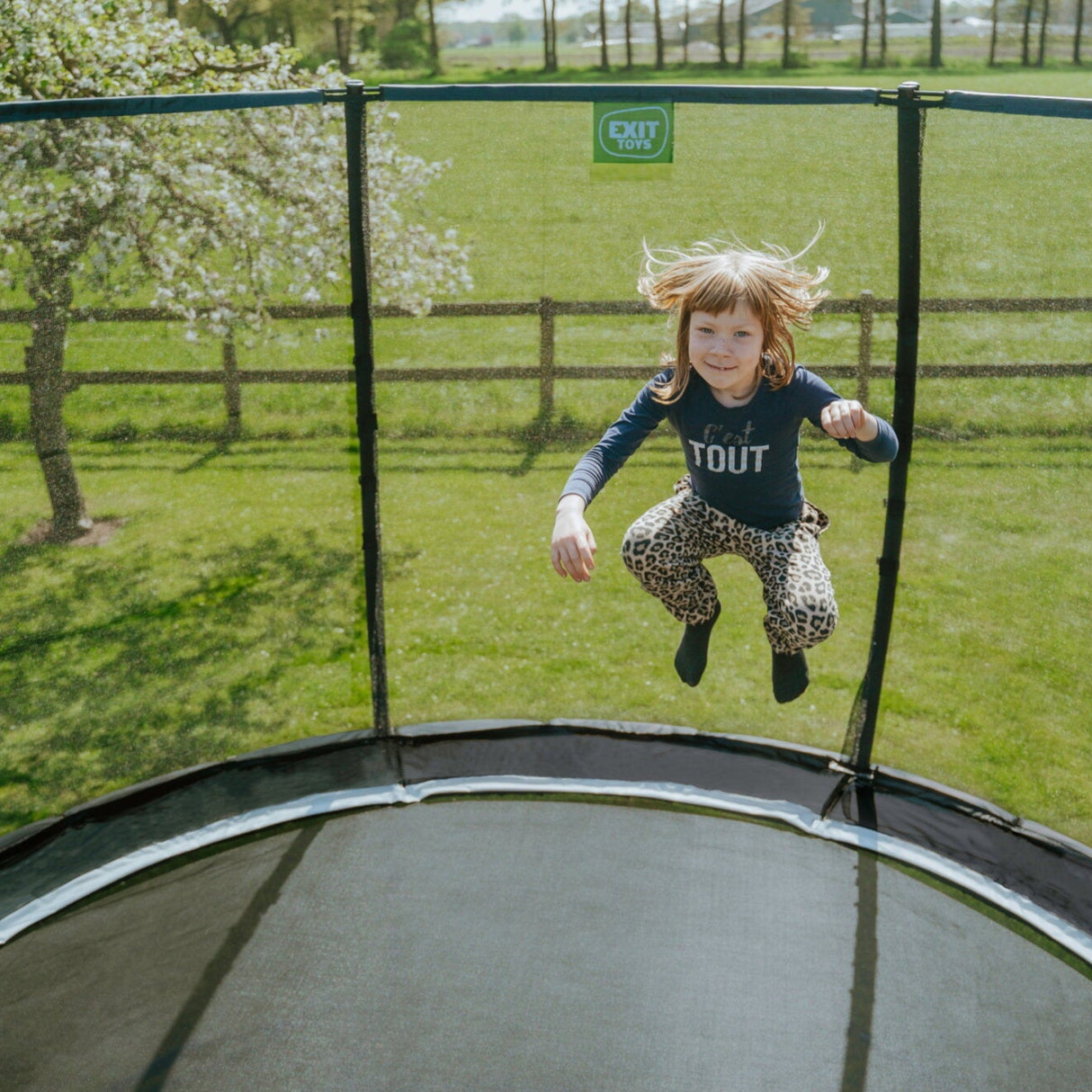 Exit Allure Premium Trampoline - Ø 14 Foot (Black)