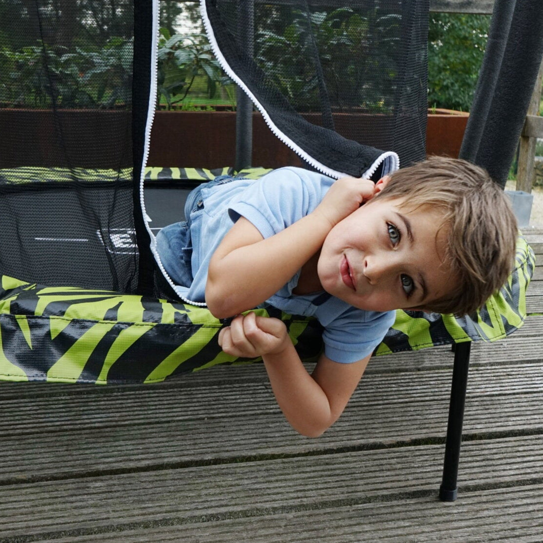 Exit Junior Tiggy Trampoline Outside
