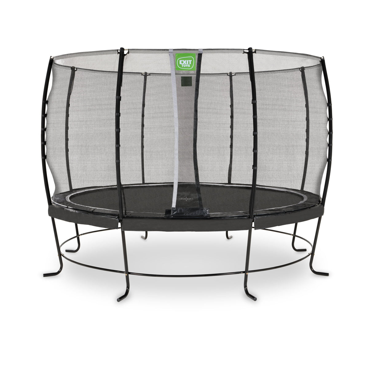 Exit Lotus Classic Round Trampoline with Safety Net - 12 Ft (Black)
