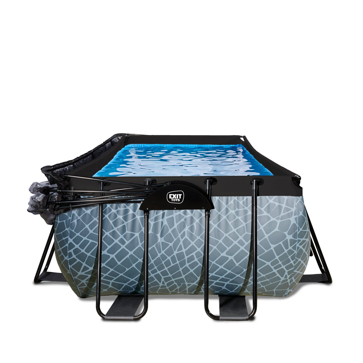Exit Stone Pool With Cover Folded