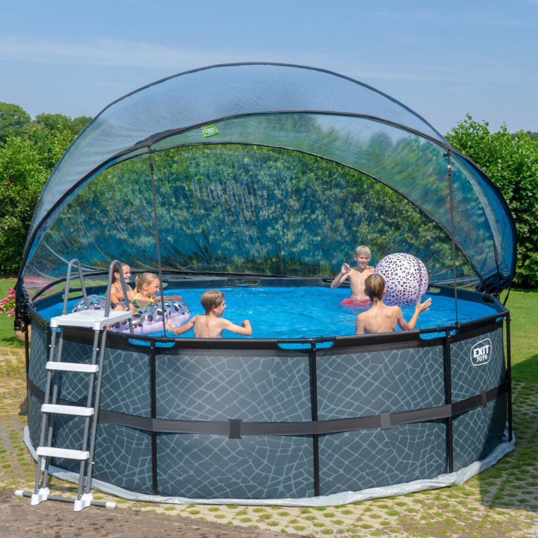 Exit Toys Round Pool with Dome Cover
