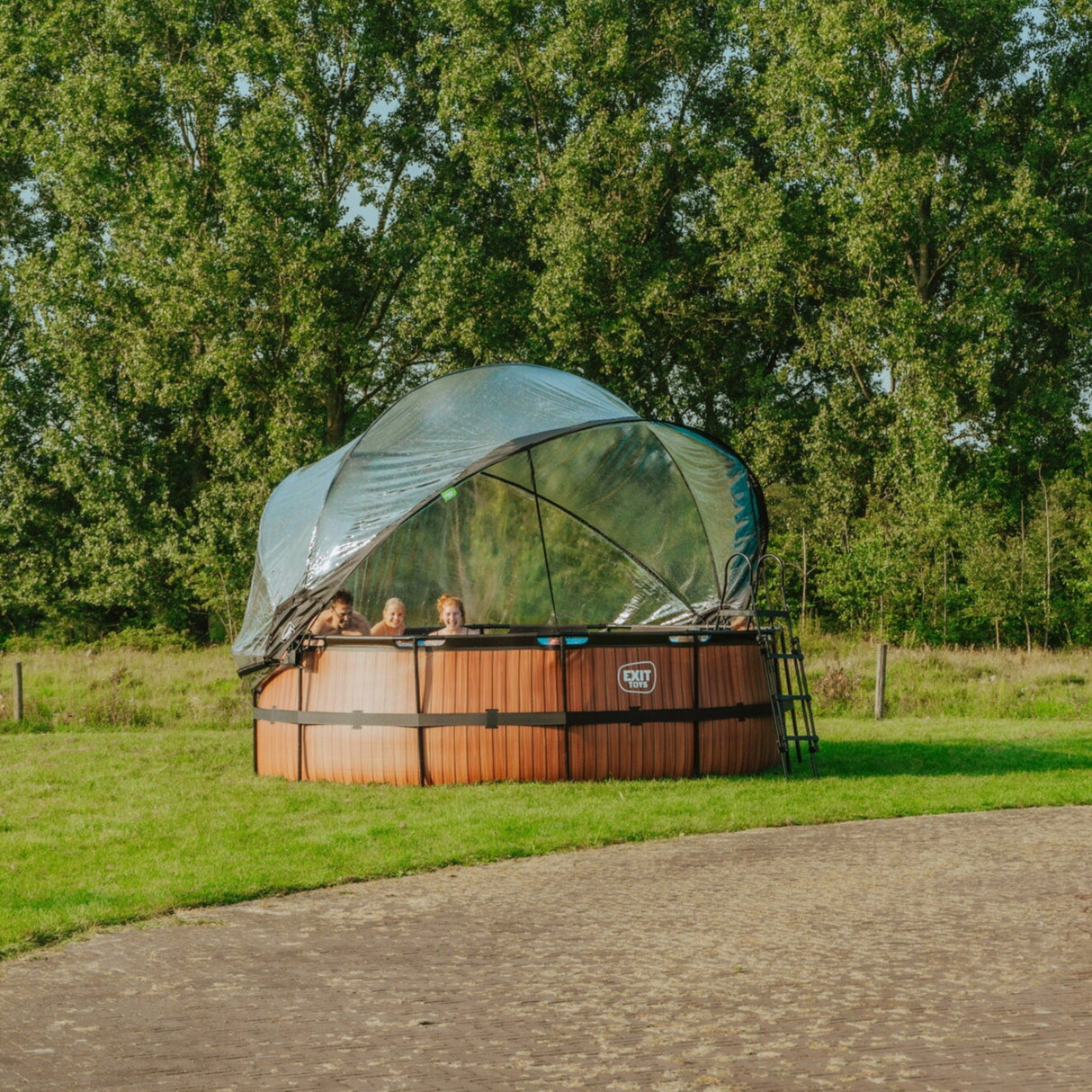 EXIT Frame Pool 427x122cm (12V Sand Filter)