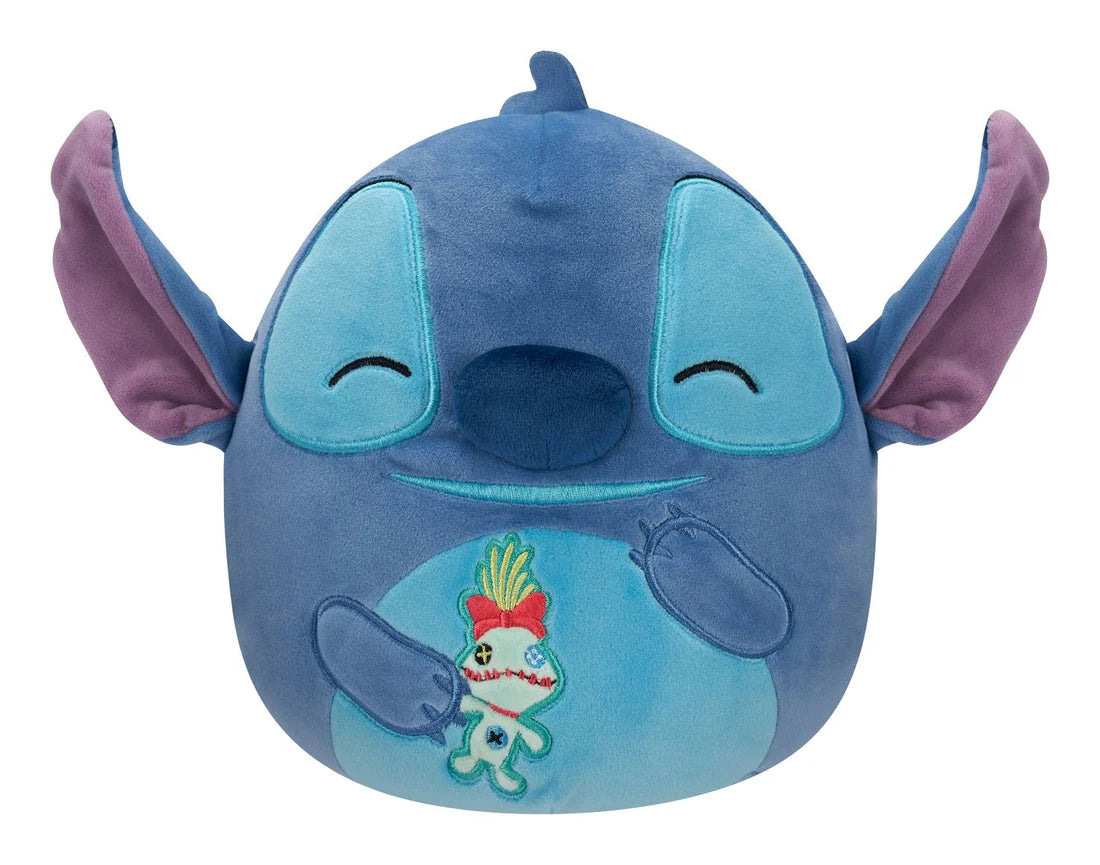 Squishmallows 8 inch - Disney Stitch Holding Scrump