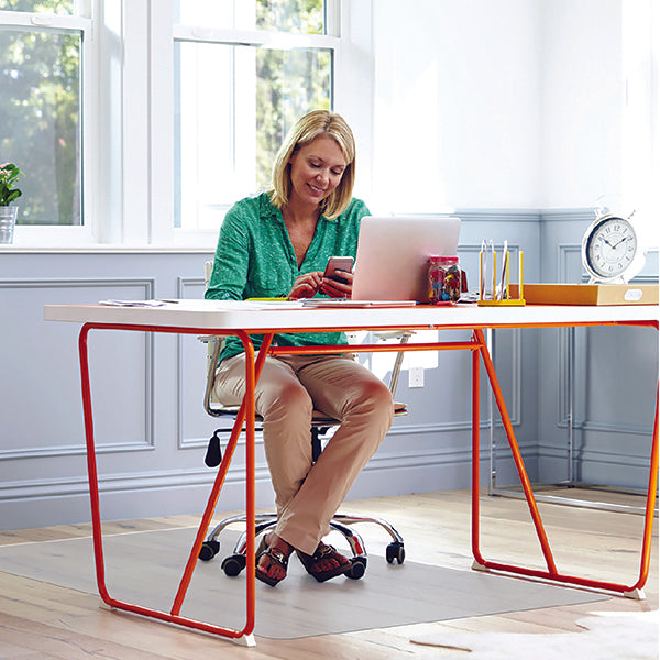 Cleartex Advantagemat Plus APET Rectangular Chair Mat for Hard Floors 750x1185mm UCCMFLAS0001