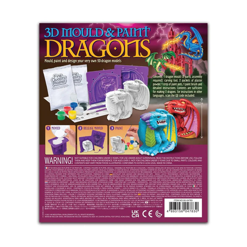 Mould & Paint Kit - 3D Dragon