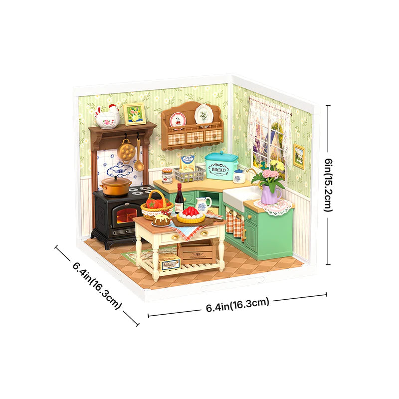 Rolife Super Creator DIY Miniature House - Farmhouse Kitchen