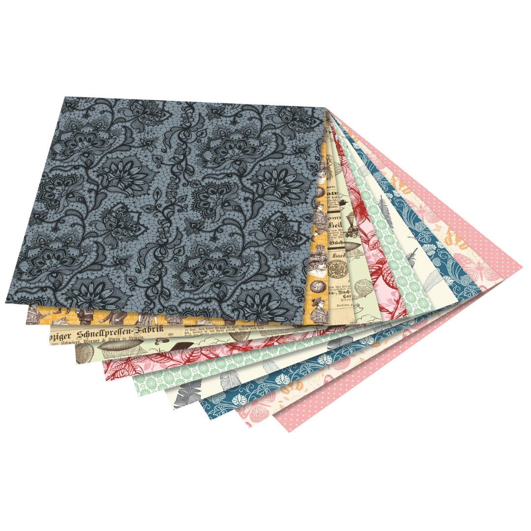 Folding Origami Papers 80gm - Nostalgia (50 Sheets)