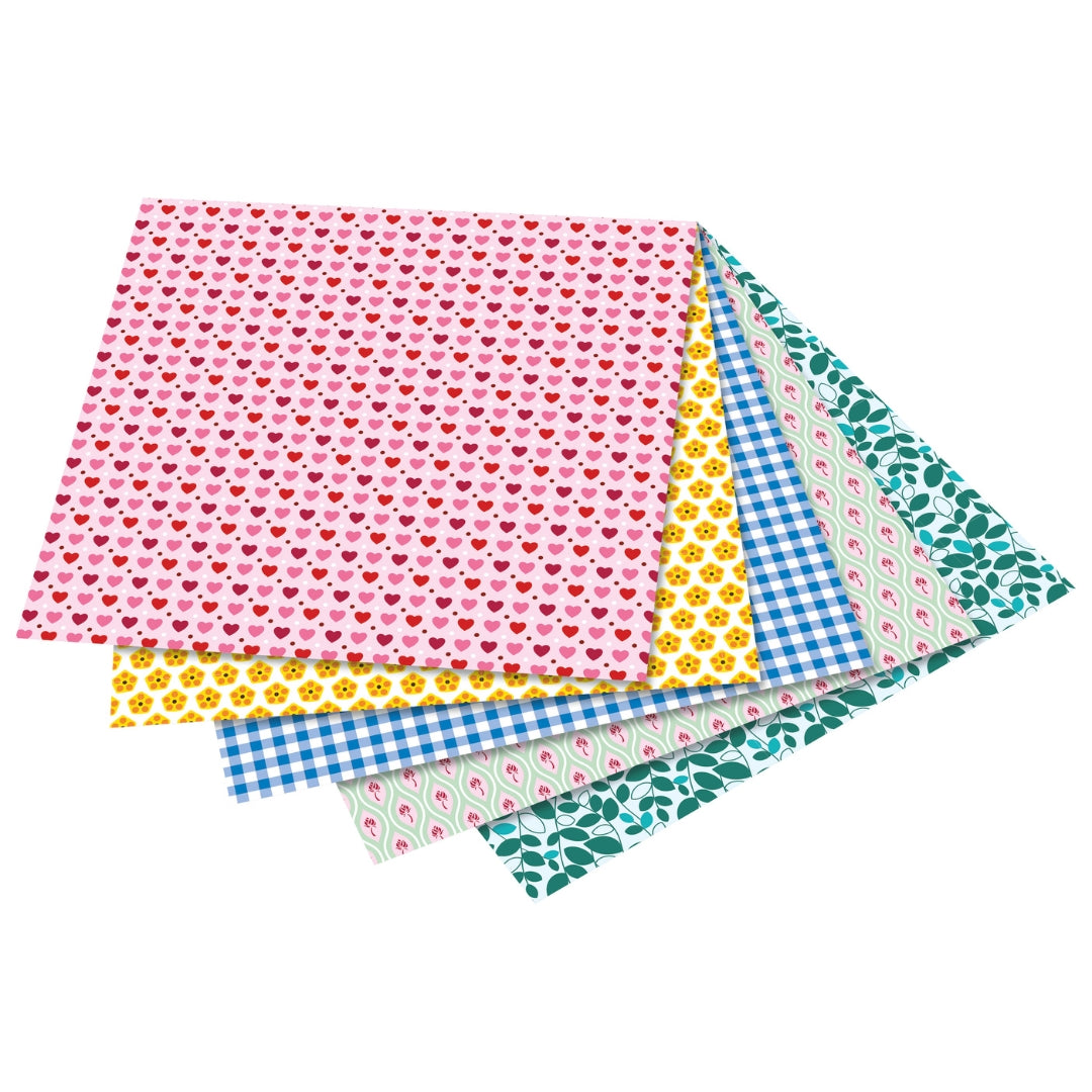 Folding Origami Papers 80gm - Sweet (50 Sheets)