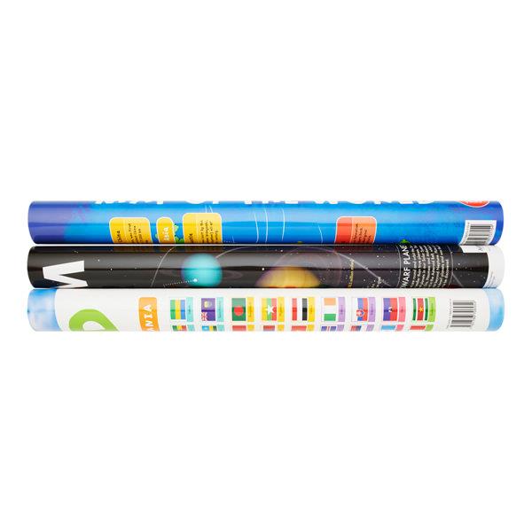 3 Wallcharts - 7+ The World