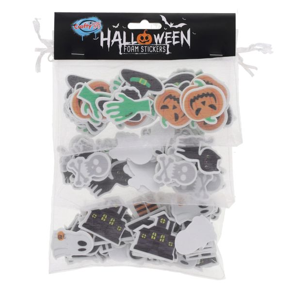Halloween Foam Stickers - Assortment (108 Pack)