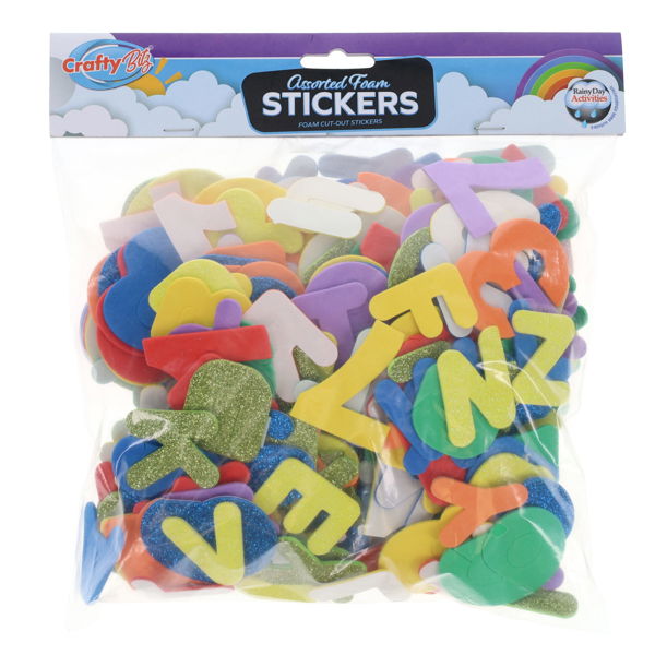 Crafty Bitz Squishy Foam Stickers - Letters & Numbers