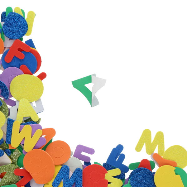 Crafty Bitz Squishy Foam Stickers - Letters & Numbers