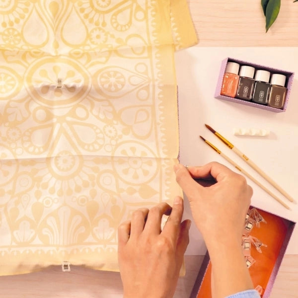 Djeco Atelier Silk Painting Scarf Kit - Petals