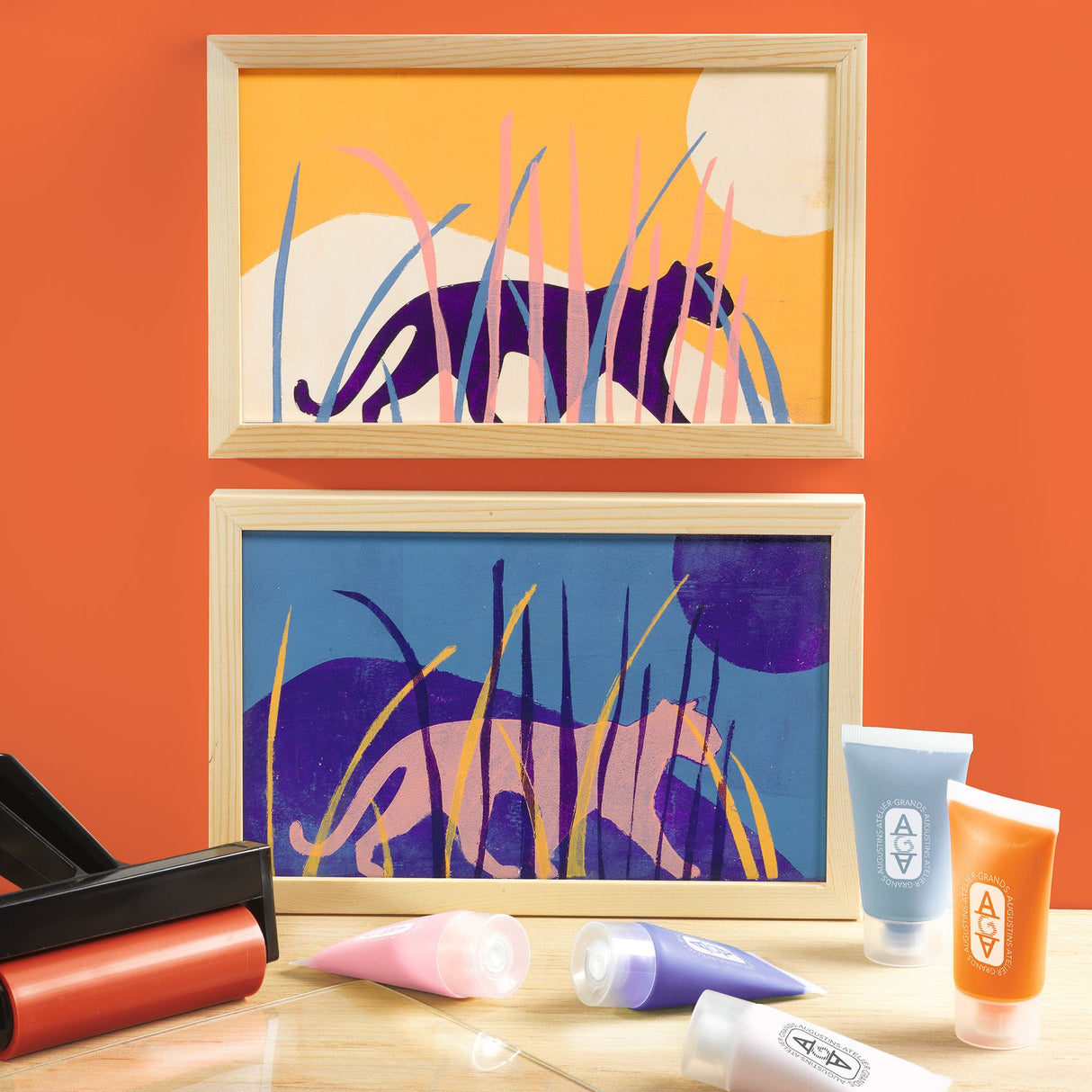 Djeco Atelier Gel Printing Kit - Panthers